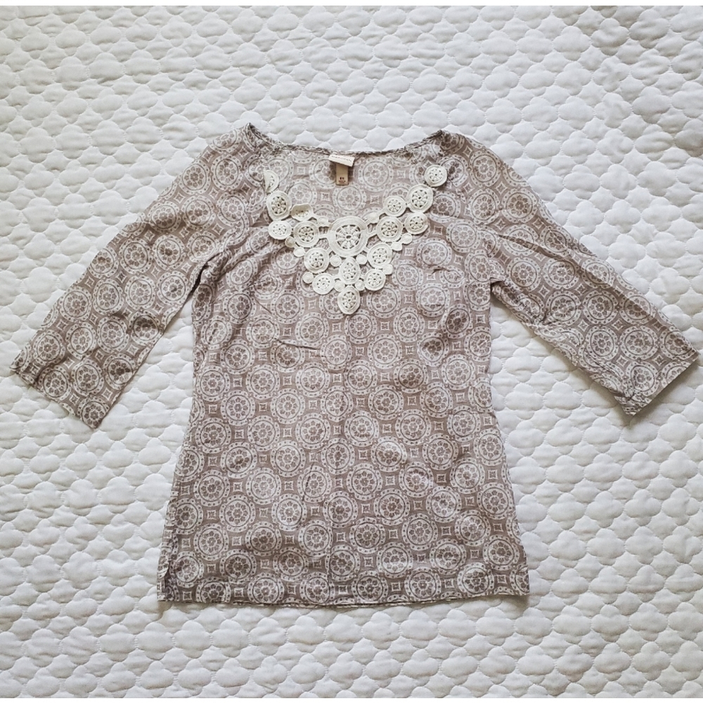 Merona crochet tunic
